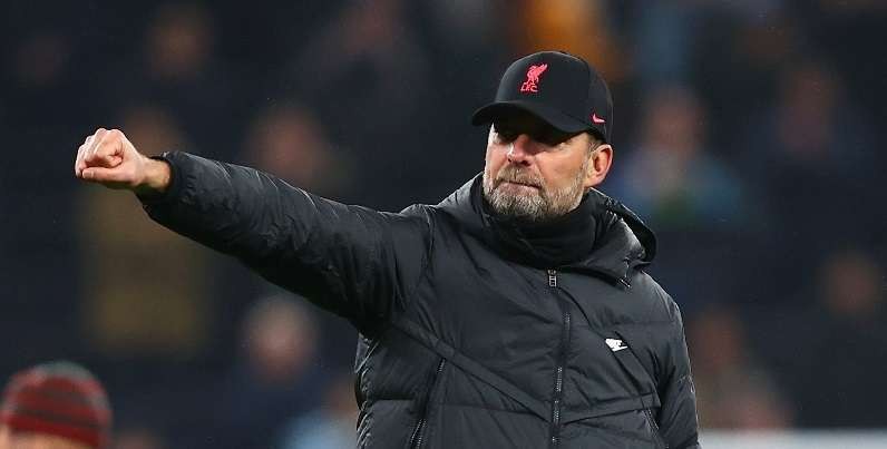 Jurgen Klopp meminta EFL mengubah format semifinal Piala Carabao mengingat padatnya jadwal yang dijalani Liverpool. (Foto: Twitter/@LFC)