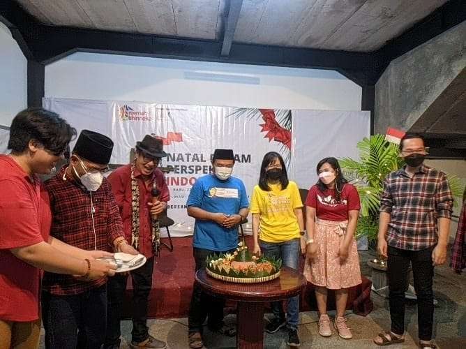 Perayaan Natal Roemah Bhinneka. (Foto: Roemah Bhinnek untuk Ngopibareng.id)