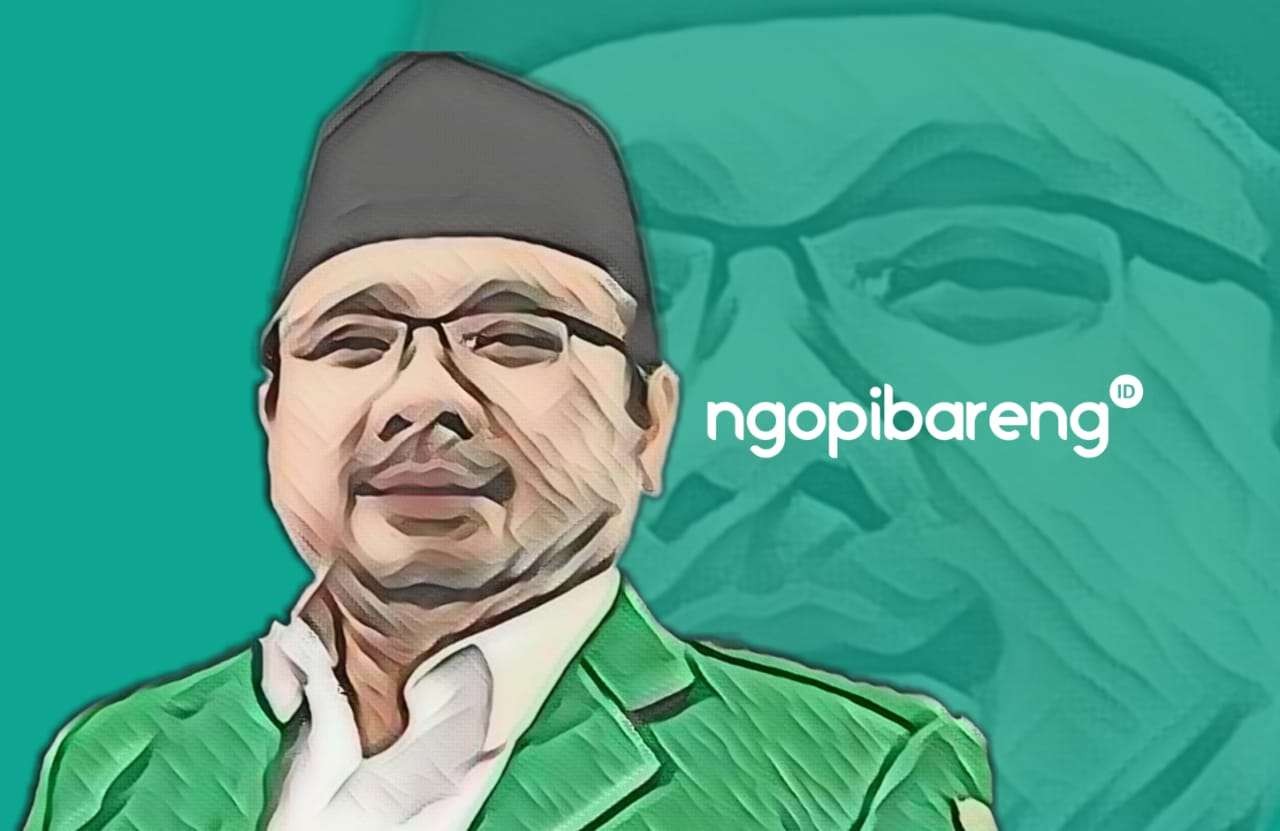 Gus Menteri Agama Yaqut Cholil Qoumas. (Ilustrasi: fa-vidi/Ngopibareng.id)