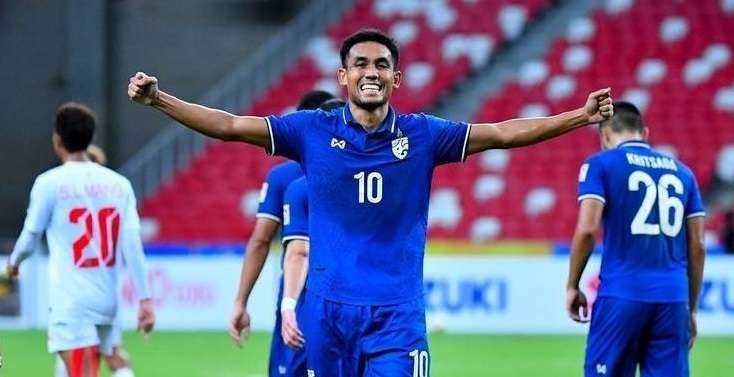 Pemain senior Thailand Teerasil Dangda bisa menjadi ancaman bagi pertahanan Timnas Indonesia. (Foto: Istimewa)