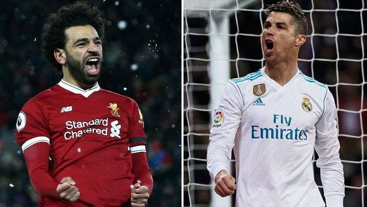 Mo Salah menjauhkan diri dari Cristiano Ronaldo di daftar Top Skor Liga Inggris 2021/2022. (Foto: Istimewa)