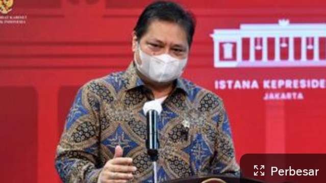 Menko Ekonomi Airlangga Hartarto. (Foto: Setpres)