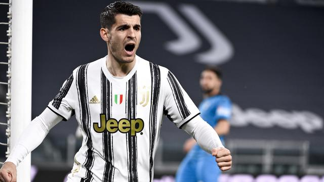 Alvaro Morata tetap akan di Juventus hingga akhir musim. (Foto: Istimewa)