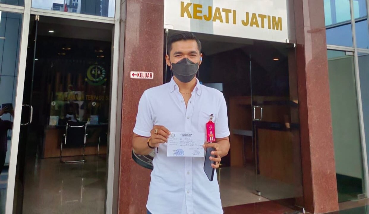 Ghufron saat berada di Kejati Jatim (Foto: Dokumentasi pribadi)