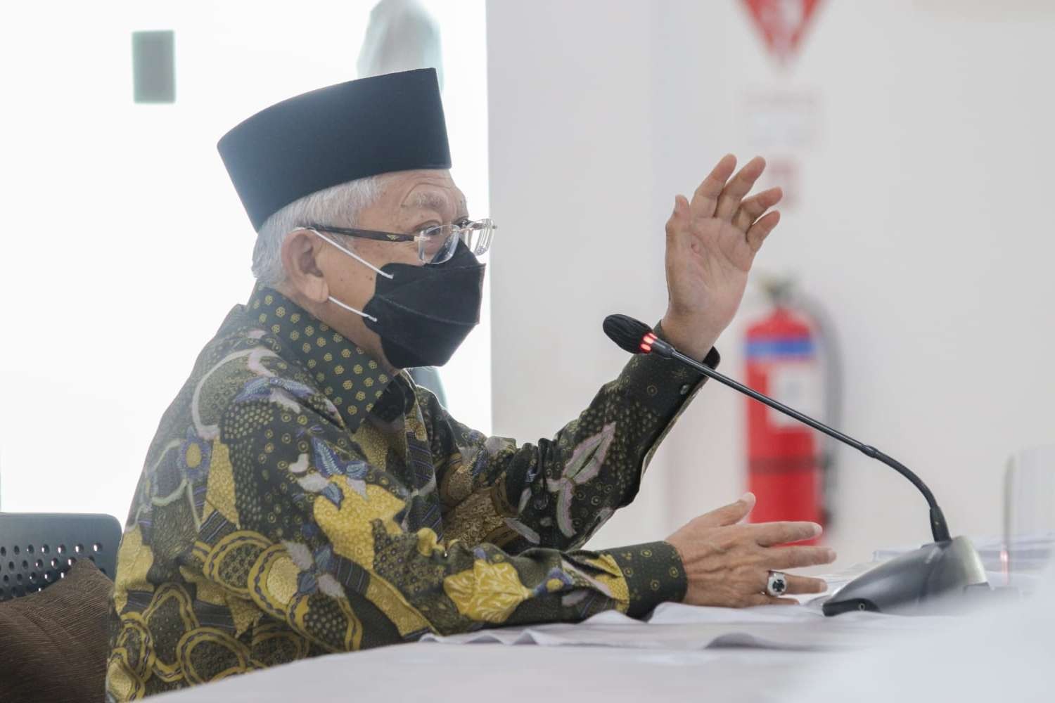 Wapres KH Ma'ruf Amin mengingatkan parapejabat dan kepala daerah untuk tidak melakukan korupsi. (Foto: Setwapres)