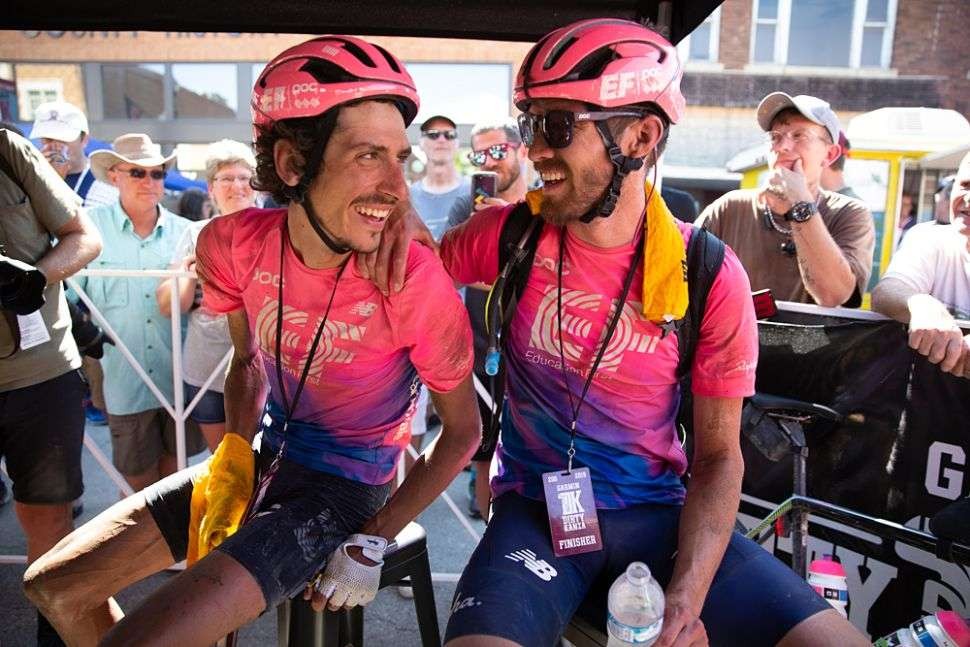 Lachlan Morton (kiri) dan Alex Howes (kanan) andalan tim EF Education untuk musim 2022. (Foto: Istimewa)