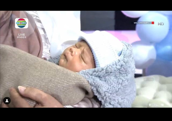 Baby L, Muhammad Leslar Al-fatih Billar, nama anak pertama dari pasangan Lesti dan Rizky Billar. (Foto: Instagram Indosiar)