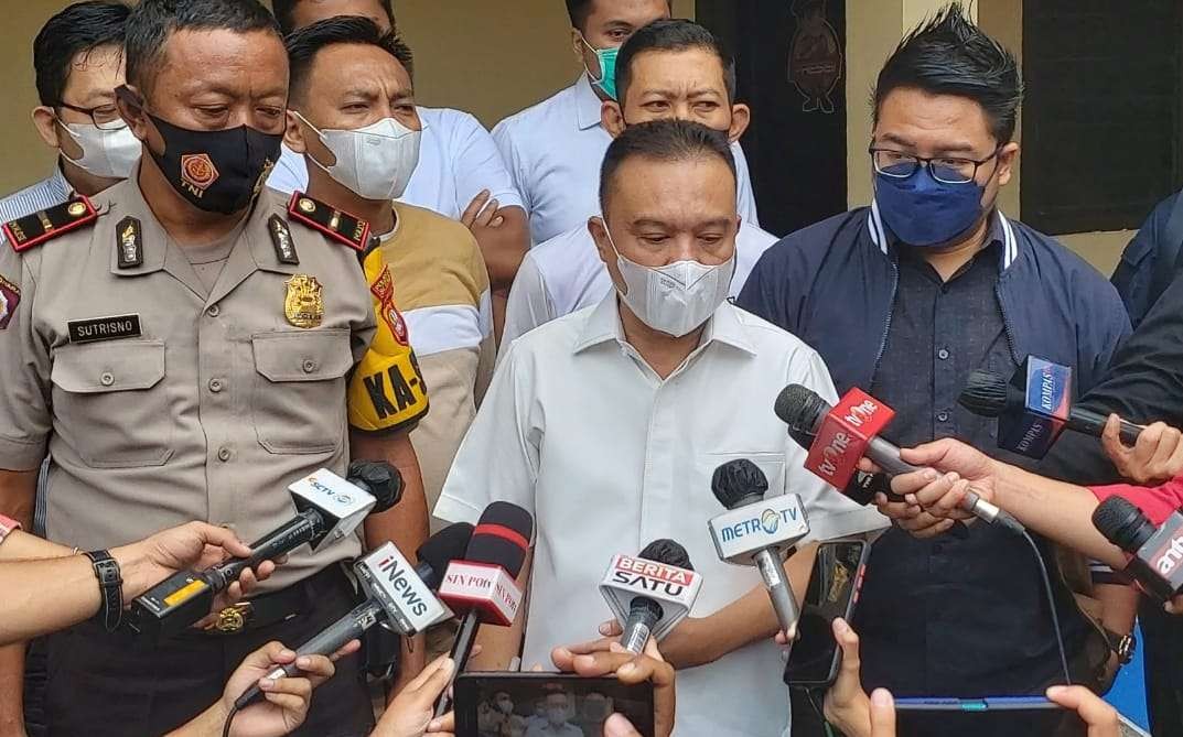 Wakil Ketua DPR, Sufmi Dasco, sidak Polsek Setiabudi. (Foto: Istimewa)