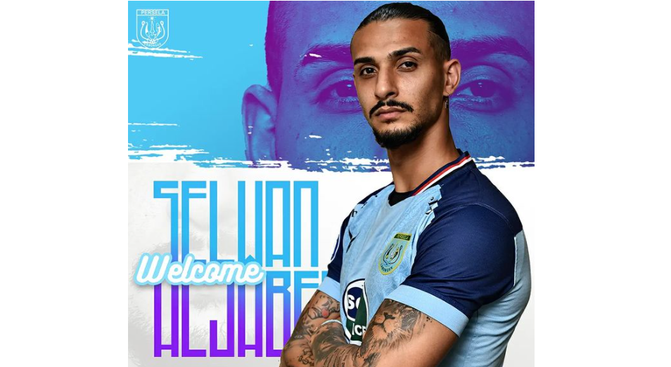 Selwan Al-Jaberi mengisi kekosongan pemain asing karena Jabar Sharza dipinjamkan Persela Lamongan ke Persiraja Banda Aceh. (Foto: Instagram Persela)