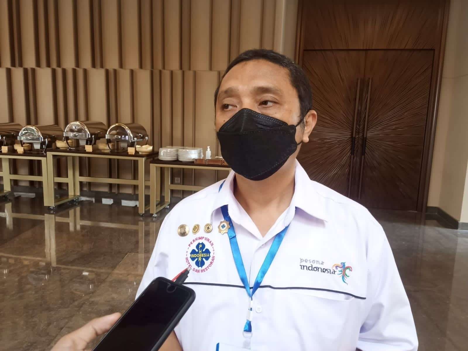 Ketua PHRI Jatim, Dwi Cahyono saat ditemui di Hotel Grand Mercure, Kota Malang (Foto: Lalu Theo/ngopibareng.id)