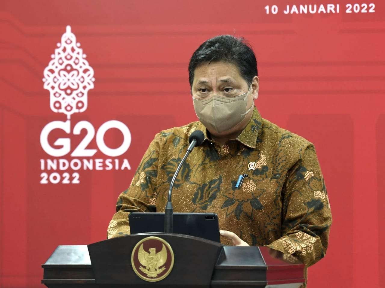 Ketua Umum DPP Partai Golkar Airlangga Hartarto disebut bakal menjadi kuda hitam di Pilpres 2024. (Foto: Istimewa)