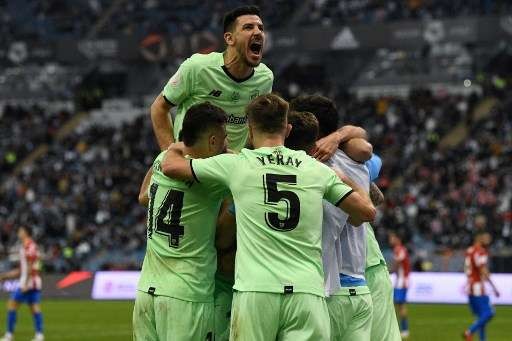 Bilbao melaju ke final Piala Super Spanyol usai kalahkan Atletico Madrid 2-1. (Foto: AFP)