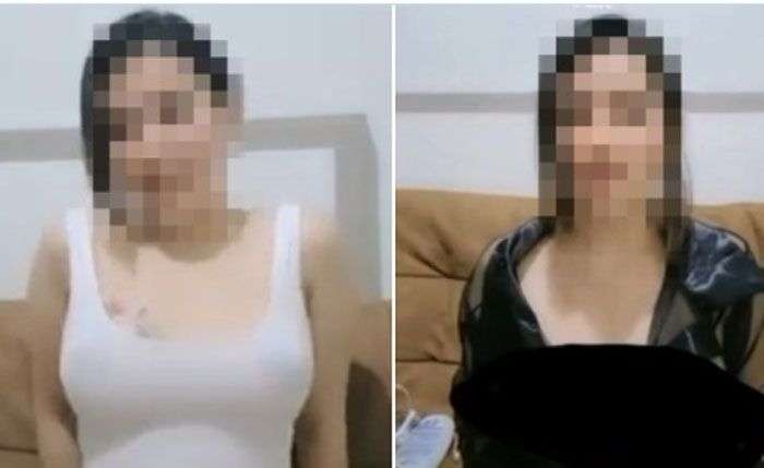 Kolase foto pemeran video syur 61 detik. Heboh diduga Nagita Slavina. (Foto: Istimewa)