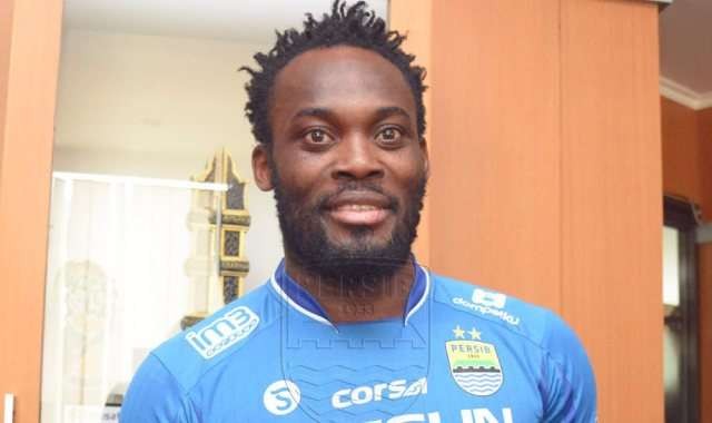 Michael Essien saat berseragam Persib Bandung. (Foto: Dok. Persib)