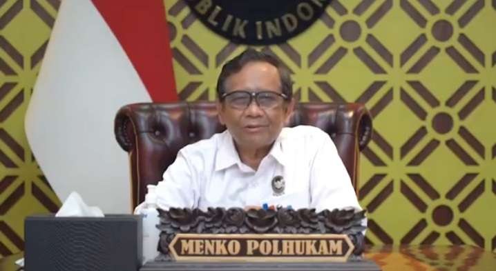 Menteri Koordinator Politik Hukum dan Keamanan, Mahfud MD, meminta agar semua pihak menunggu proses hukum. (Foto: Kemenko Polhukam)