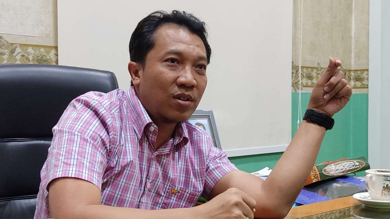 Waketum PSSI Jatim, Amir Burhanuddin. (Foto: Fariz Yarbo/Ngopibareng.id)