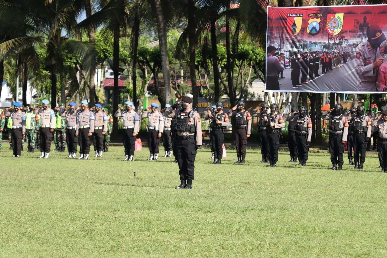 Apel gelar Pasukan Pamor Keris di Alun-alun Jember (Foto: Istimewa)