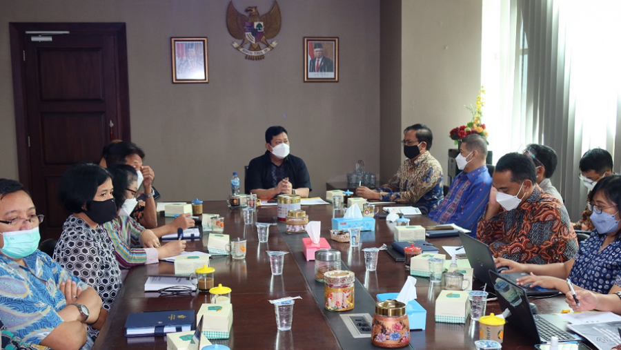 Rapat Langkah Strategis Pelaksanaan Anggaran Tahun 2022 dan Perjanjian Kinerja Ditjen Bimas Katolik. (Foto: Kemenag)