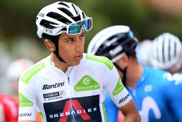 Egan Bernal mengalami kecelakaan saat latihan di Kolombia.