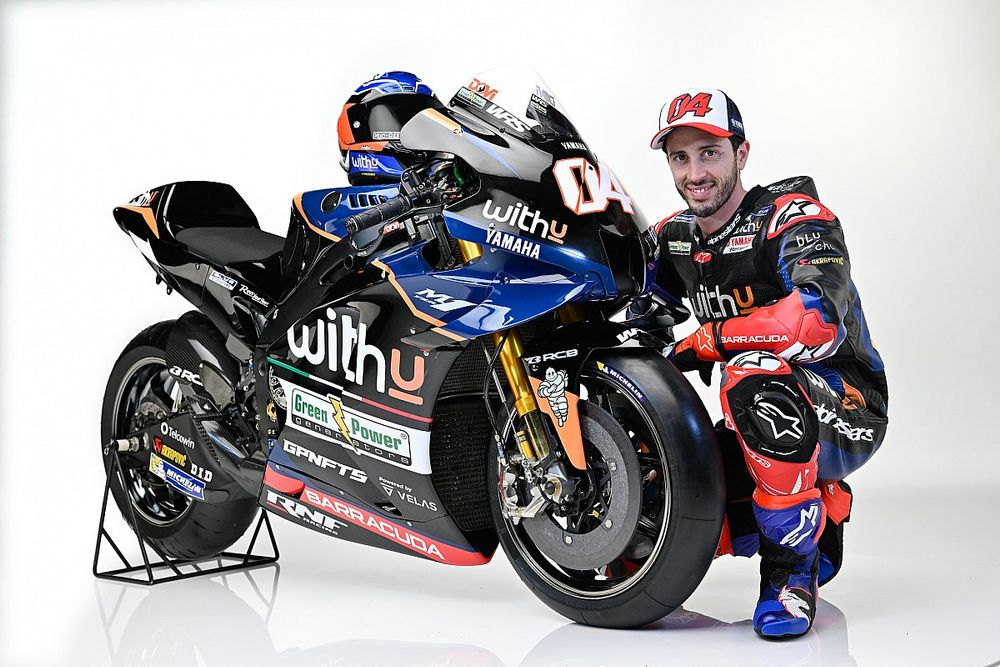 Andrea Dovizioso dengan motor Yahama-nya. (Foto: Istimewa)