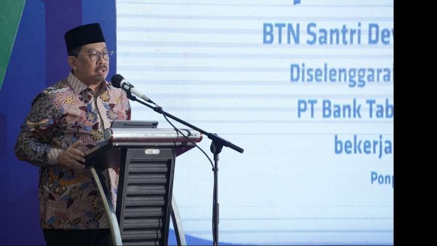 Wakil Menteri Agama Saat Menghadiri BTN Santri Developer Kebangsaan. (Foto: Kemenag)