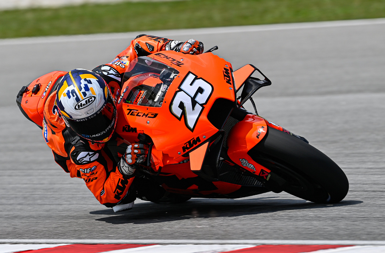 Raul Fernandez jadi yang tercepat di latihan tertutup Sepang. (Foto: MotoGP)