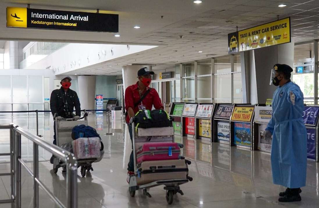 Kedatangan PMI Brunei Darussalam di Bandara Juanda (Foto: Istimewa)