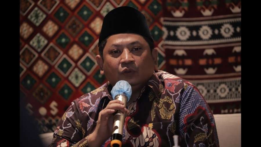 Penjelasan Dirjen Pendidikan Islam M. Ali Ramdhani. (Foto:Kemenag)