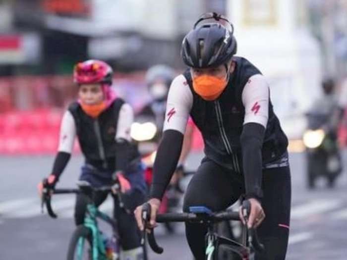 Ganjar terjatuh saat sepedaan. Saat ini sedang menjalani perawatan di RSUD Kariadi.(Foto: Dok Jateng)