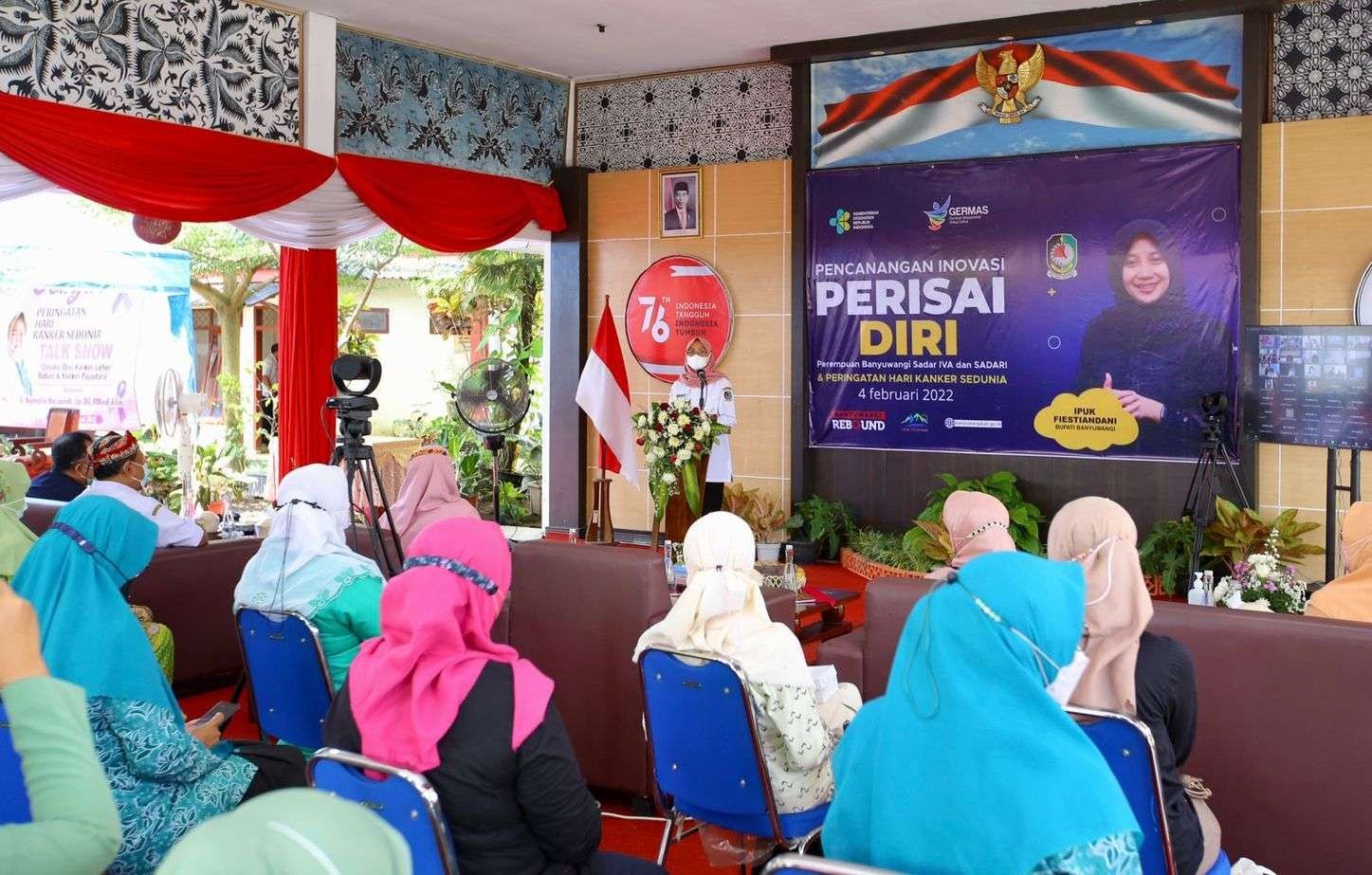 Pemkab Banyuwangi meluncurkan program Perisai Diri untuk mencegah kanker serviks dan payudara (foto: istimewa)