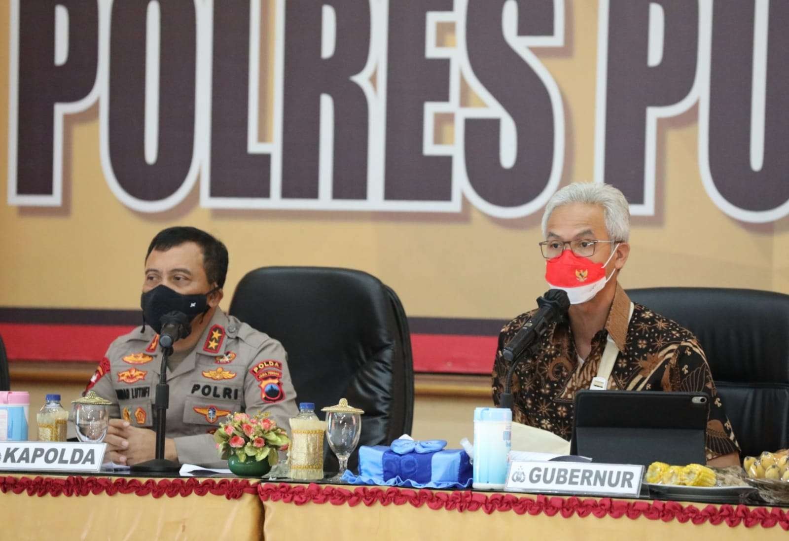 Gubernur Ganjar Pranowo membuka dialog dengan Komnas HAM terkait warga Wadas. (Foto: Dok Jateng)