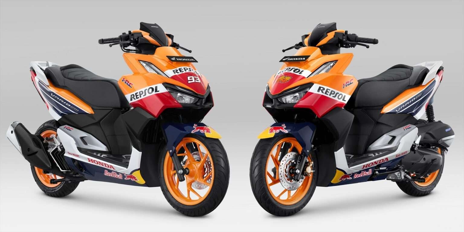 All New Honda Vario 160 yang akan digunakan Marquez dan Espargaro selama di Sirkuit Mandalika, NTB. (Foto: Istimewa)