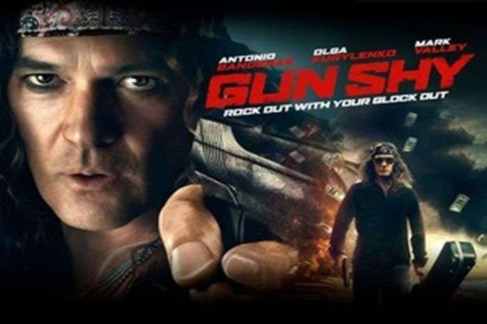 Poster film Gun Shy yang dibintangi aktor Antonio Banderas. (Foto: Istimewa)