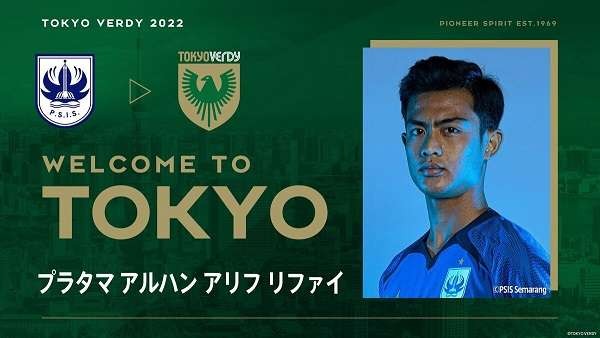 Pratama Arhan resmi gabung tim sepak bola Jepang, Tokyo Verdy. (Foto: Instagram)