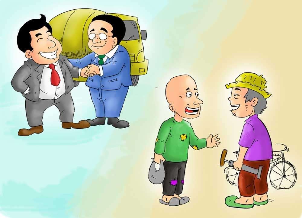 Rasa bahagia, ilustrasi humor