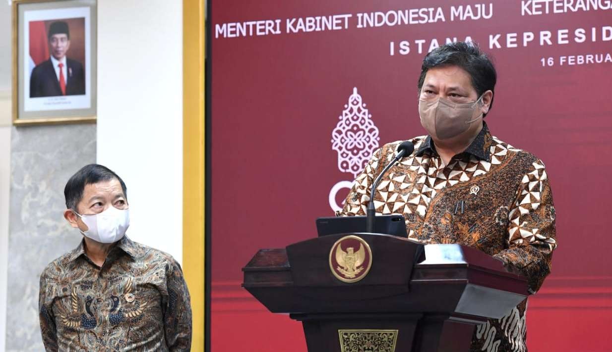 Menko Ekonomi Airlangga Hartarto. (Foto: Setpres)