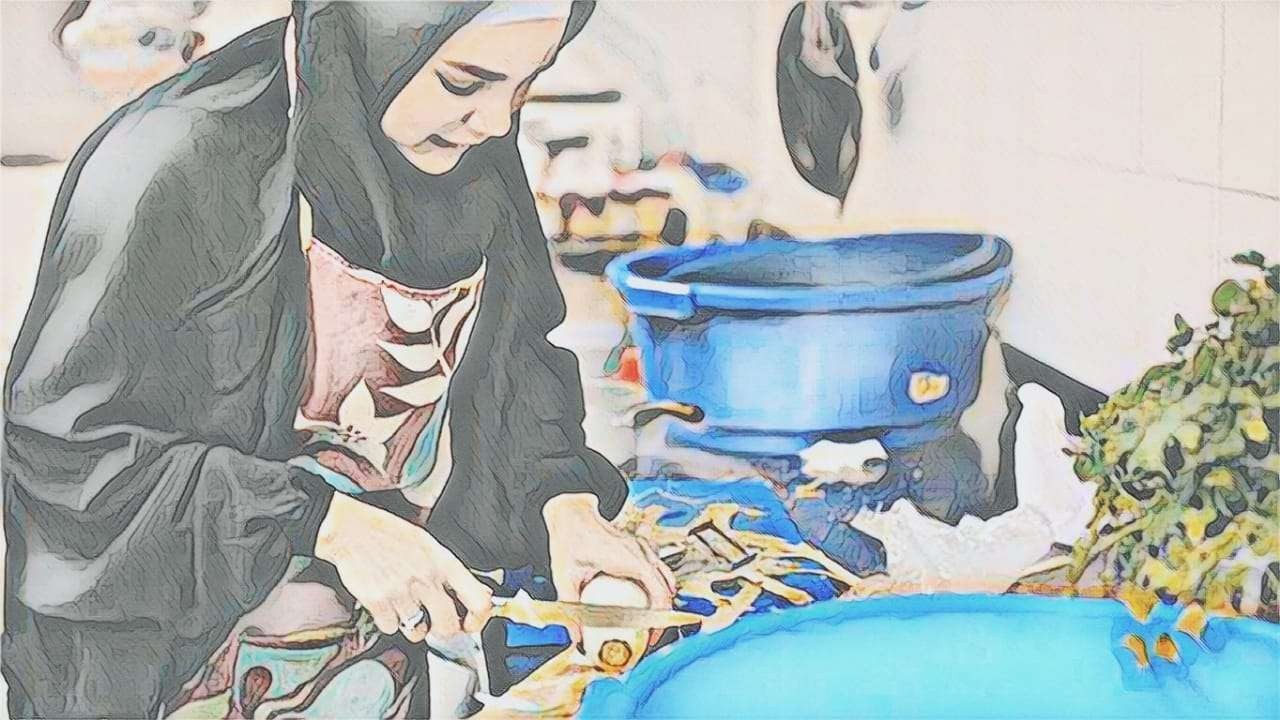 Istri masak, ilustrasi. (Fa-Vidi/Ngopibareng.Id)