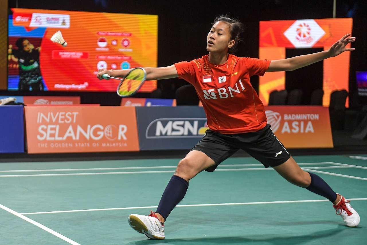 Putri KW, salah tim putri bulutngkis Indonesia dalam kejuaraan BATC. (Foto: Ant)