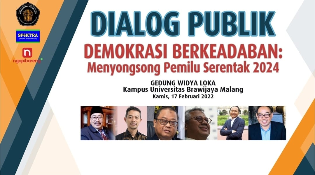 Dialog Publik Demokrasi Berkeadaban Menyongsong Pemilu 2024. (Foto: Tangkapan layar)