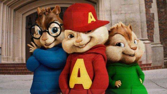 Karakter Alvin and the Chipmunks. (Foto: Istimewa)