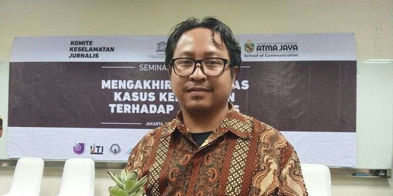 Sasmito Madrim, Ketua Umum Aliansi Jurnalis Independen (AJI). (Foto: Istimewa)