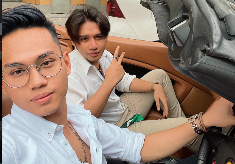 Indra Kenz (kiri) yang ditetapkan menjadi tersangka kasus investasi bodong Binomo (Foto: Instagram)