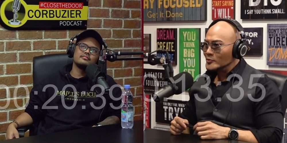 Komika Coki Perdede diundang Deddy Corbuzier di podcast sebelum tersandung kasus narkoba.