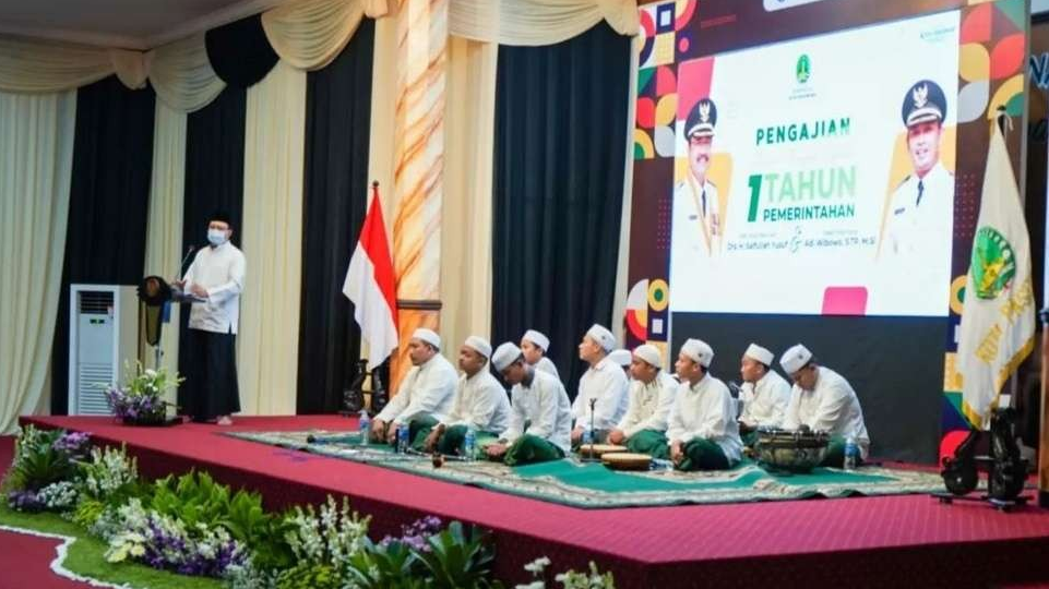 Pengajian refleksi setahun pemerintahan Gus Ipul dan Mas Adi (Bagian Propokim Kota Pasuruan)