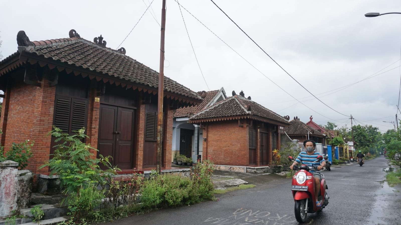 Kampung Majapahit di Desa Bejijong, Kecamatan Trowulan, Mojokerto, Jawa Timur. (Foto: Deni Lukmantara/Ngopibareng.id)