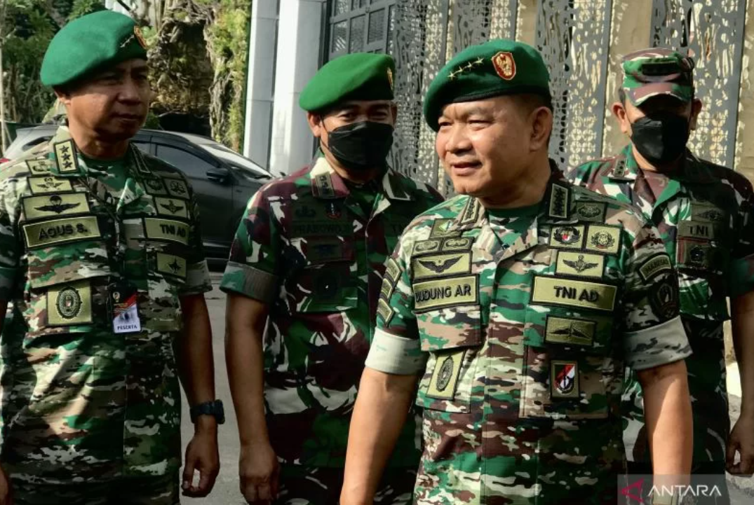 Seragam baru TNI AD. (Foto: Antara)