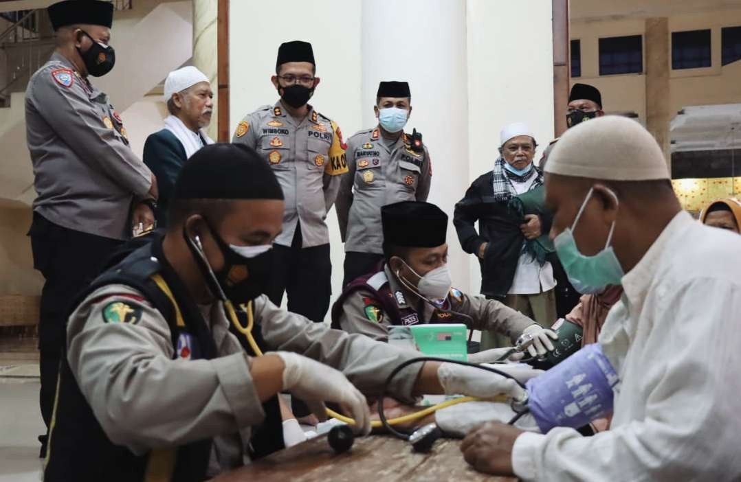 Kapolres Bondowoso AKBP Wimboko luncurkan program Suling guna ciptakan kamtibmas dan sinergitas dengan masyarakat. (foto: guido/ngopibareng.id)