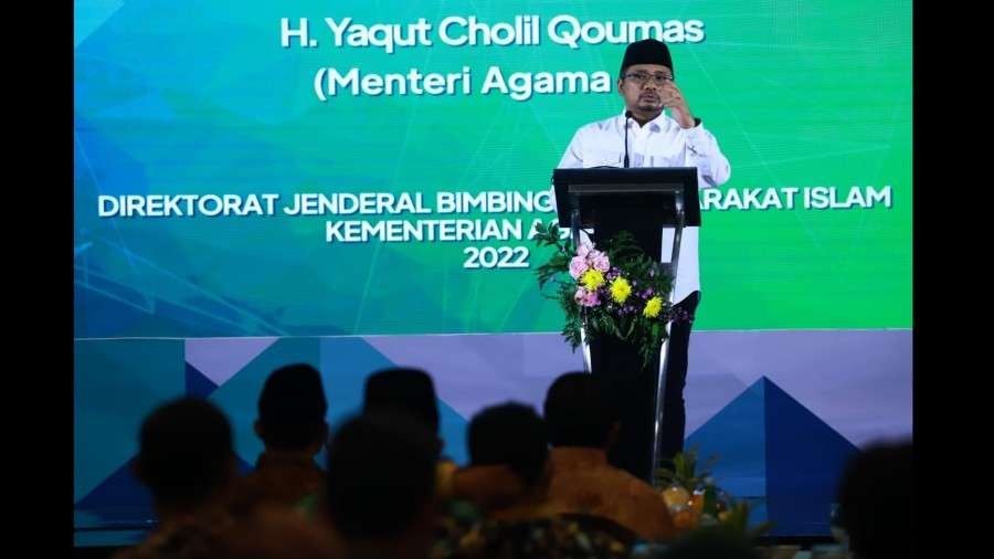 Menag Yaqut Cholil Qoumas. (Foto: Kemenag)