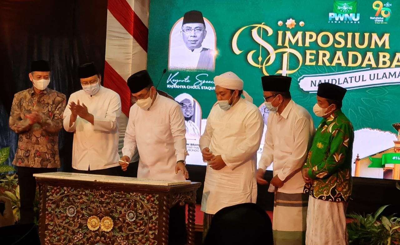 Ketua Um um PBNU KH Yahya Cholil Status saat Simposium Peradaban NU di Sumenep. (Foto:Istimewa)