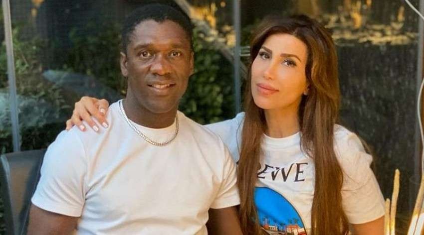 Legenda timnas Belanda Clarence Seedorf dan istrinya, Sophia Makramati. (Foto: Istimewa)